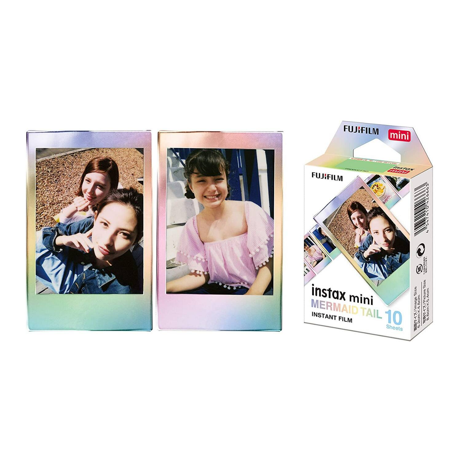 FUJIFILM mini instax mini MERMAID TAIL INSTANT FILM 10 Sheets