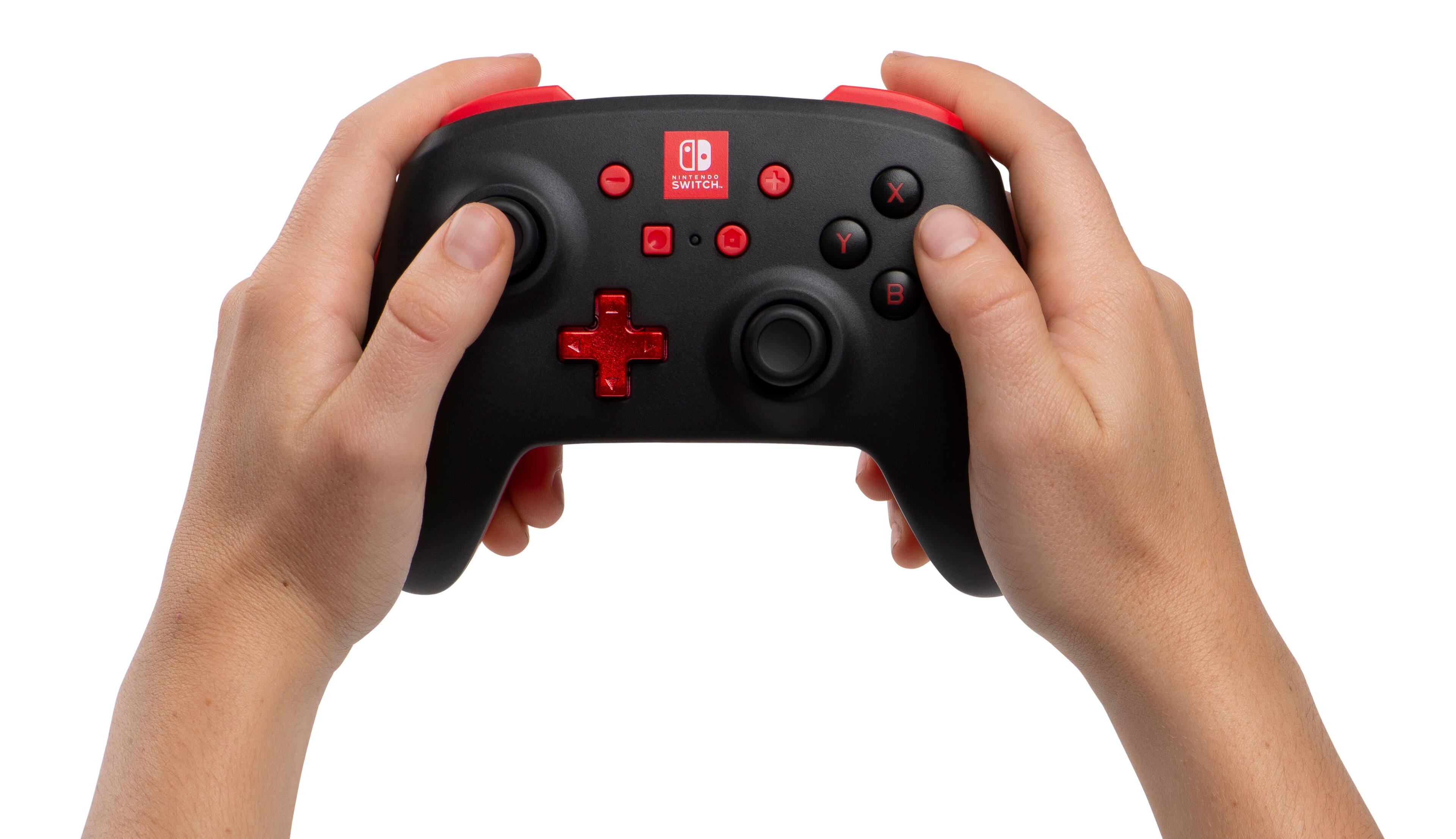 Alt View 16. PowerA - Enhanced Wireless Controller for Nintendo Switch - Black.
