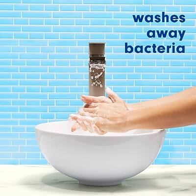 washes away bacteria