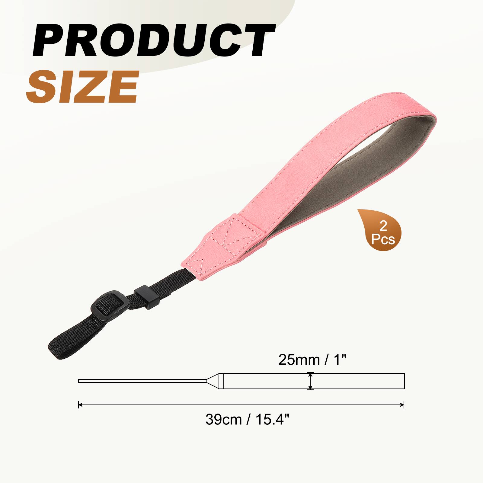 PRODUCT SIZE  
2 Pcs  
25mm / 1"  
39cm / 15.4"
