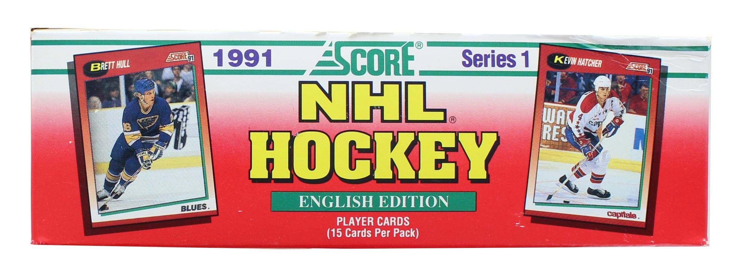 Brett Hull  
1991  
NHL Hockey  
English Edition  
Player Cards (15 Cards Per Pack)  

Kevin Hatcher  
1991  
NHL Hockey  
English Edition  
Player Cards (15 Cards Per Pack)