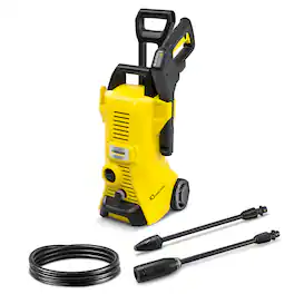 Karcher - Pressure Washer K 3 Power Control, Max 2100 PSI, for Cars, Driveways, Siding, Patios, Max 1.50 GPM - Yellow