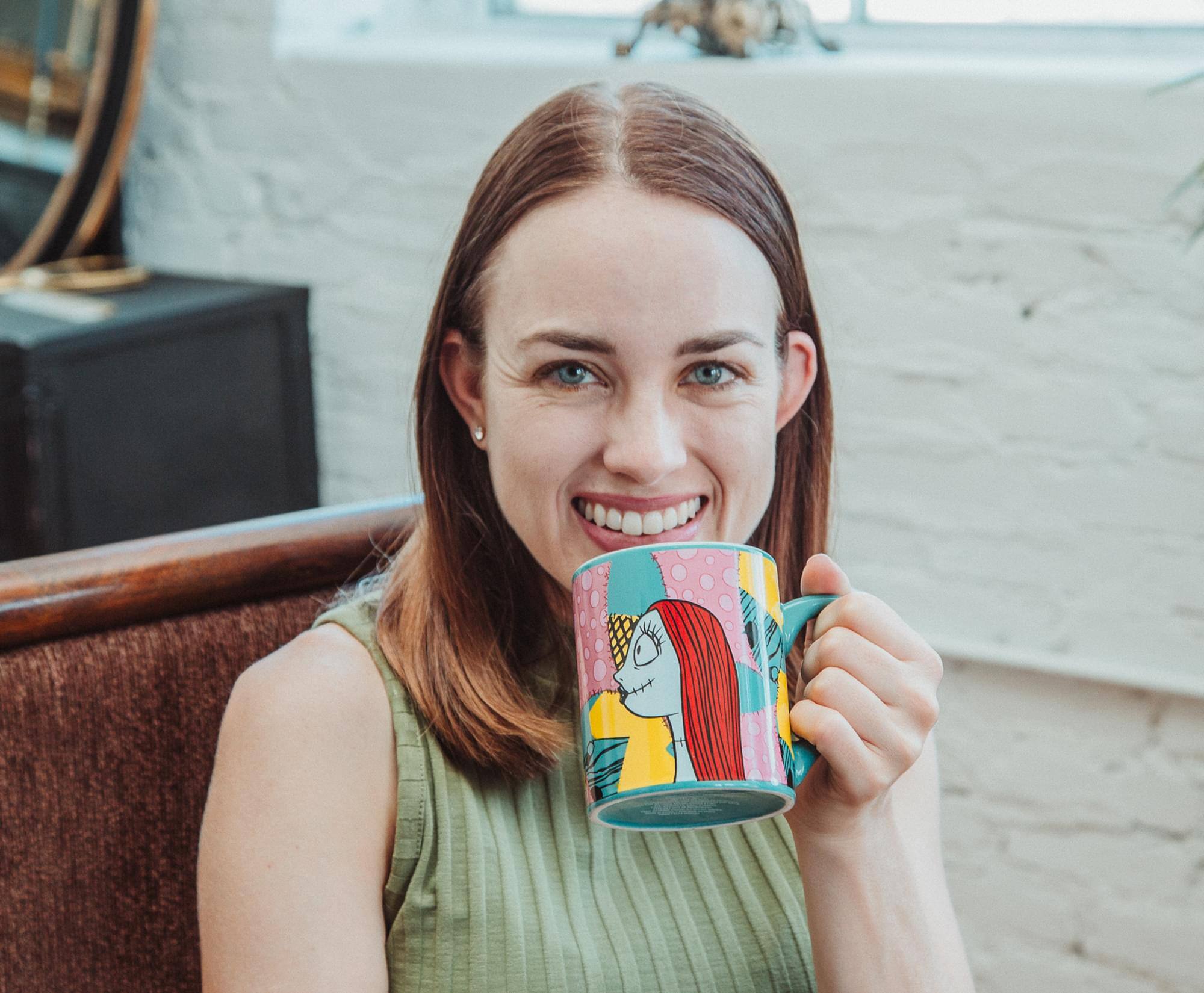Alt View 2. Disney - Disney Nightmare Before Christmas Jack and Sally "Meant To Be" Ceramic Mug Set - Black.