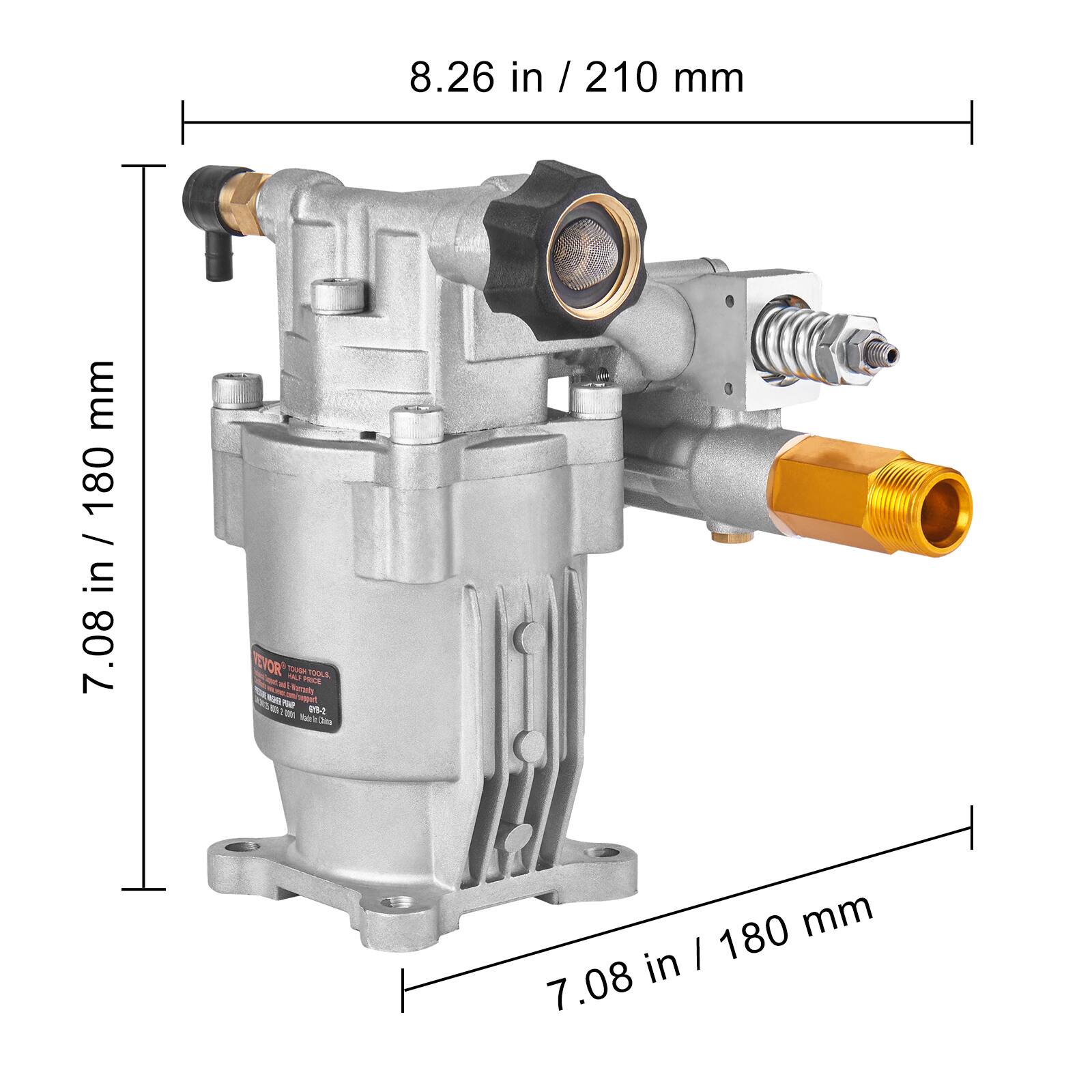 8.26 in / 210 mm  
7.08 in / 180 mm  
7.08 in / 180 mm  

TEVOR TOE70GLL  
PRS  
Nernls N Tppe