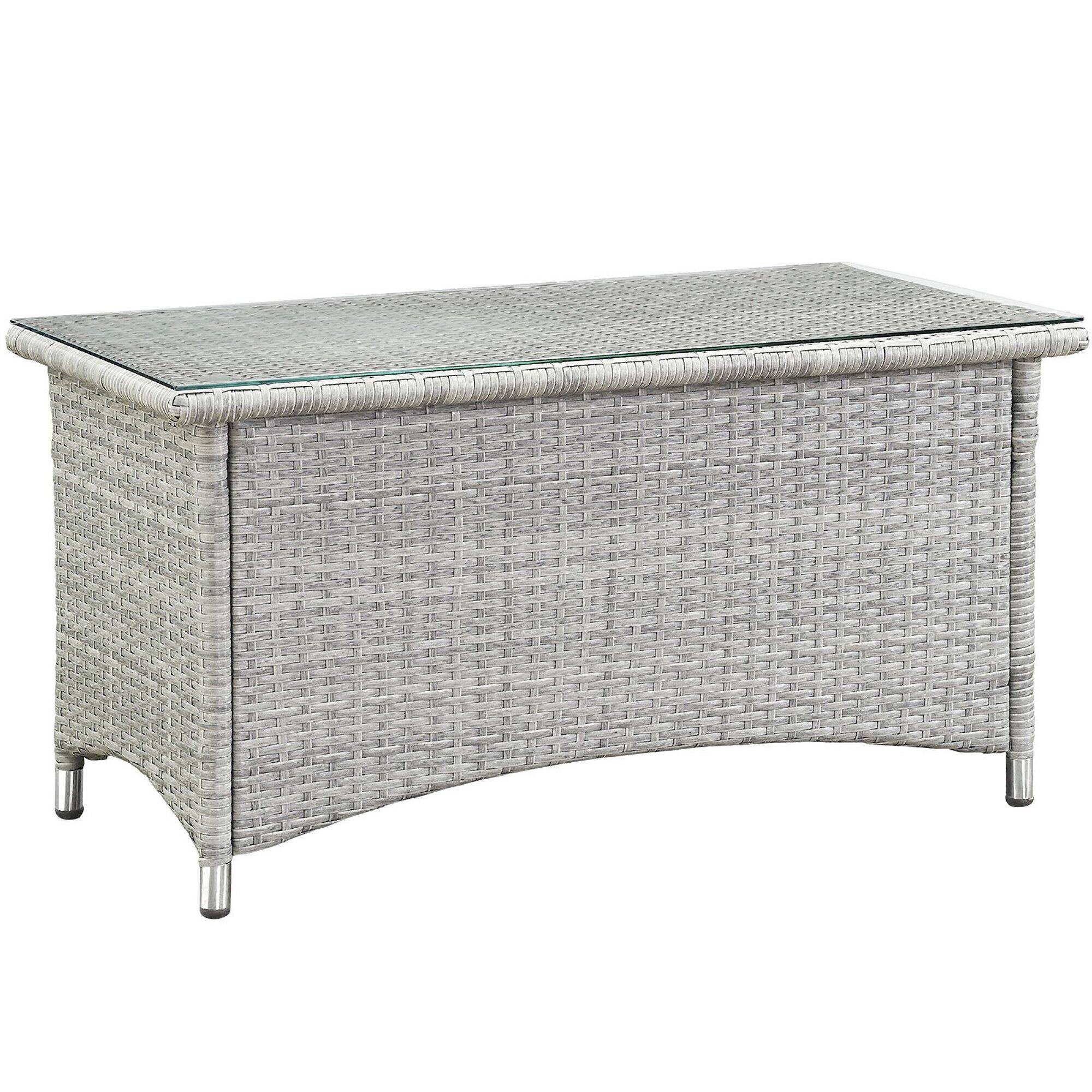 Alt View 2. Modway - Bridge 4 Piece Outdoor Patio Patio Conversation Set by Modway - Light Gray Gray.