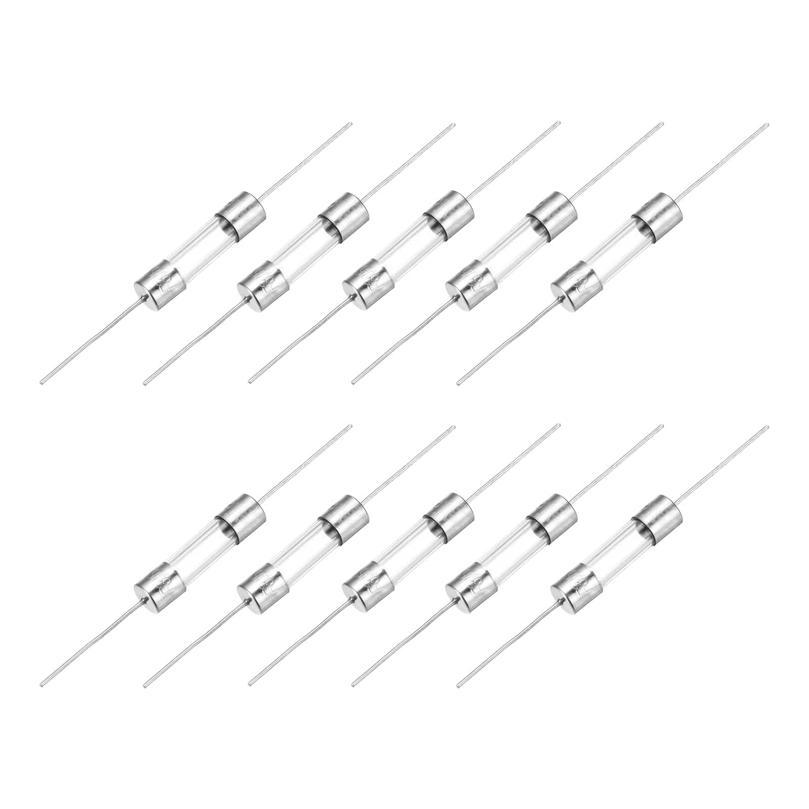 Unique Bargains - 10pcs Glass Tube Fuses, Axial-with Lead Wire 5x20mm 3.15A 250V for Replacing or Repairing Many Home Electronics (F3.15A) price history on PriceWatchPro