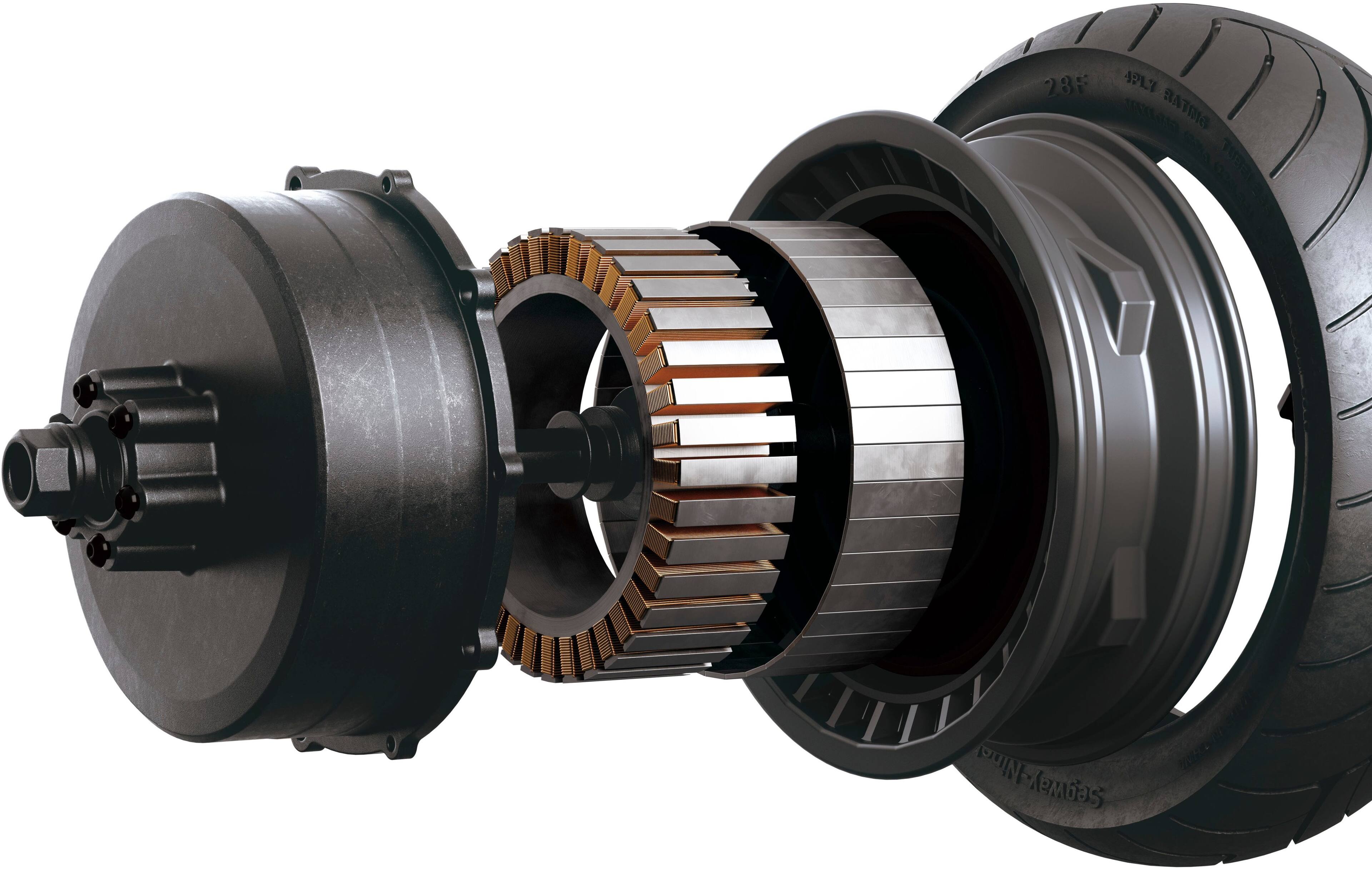 The text on the image reads "28F 4PL7 TELs BATIG Vee 70 I PUNSeNbaS Nine Segway." However, it is unclear what the text represents or its relation to the image. The image shows a close-up of a large black and silver gear, which could be part of a machine or an engine.