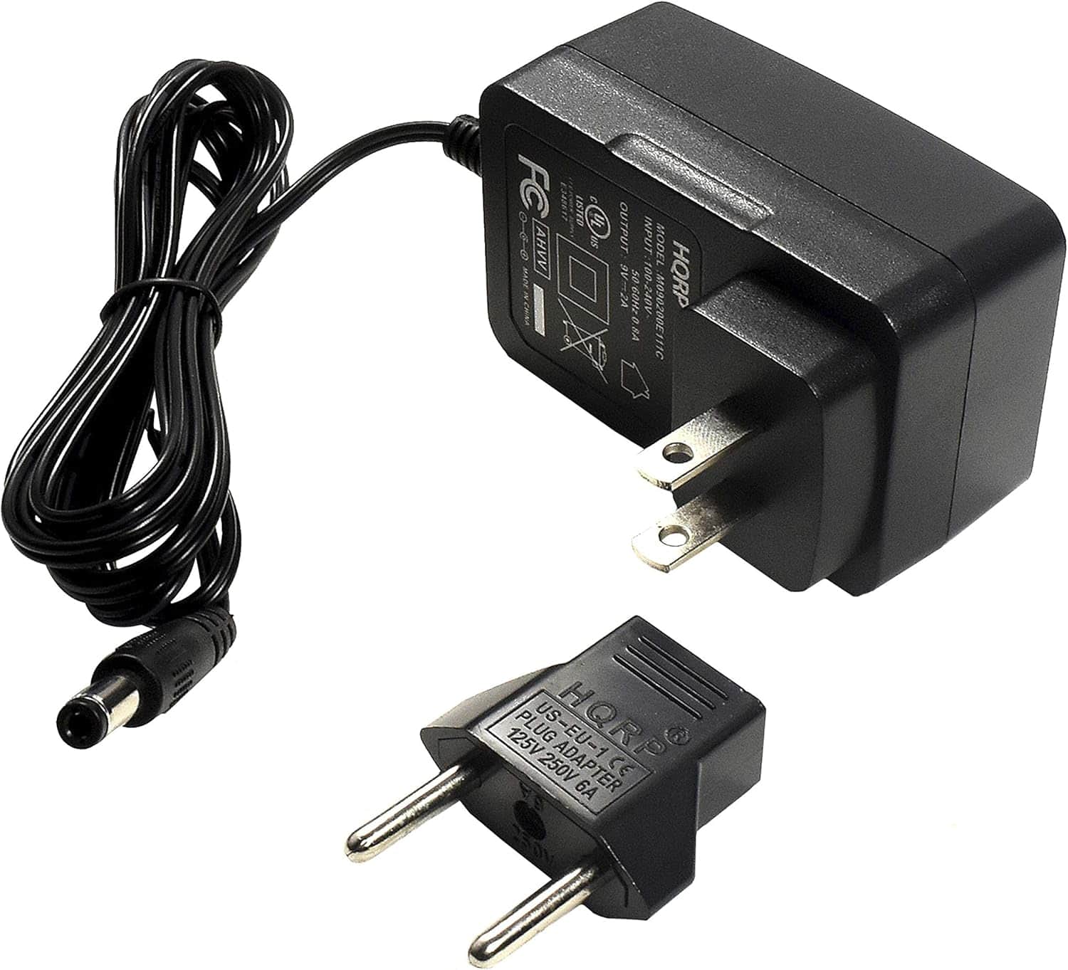 HQRP - 9V AC Adapter for Life Fitness C1 Excercise Bike Cycle Adaptor Power Supply Cord UL Listed