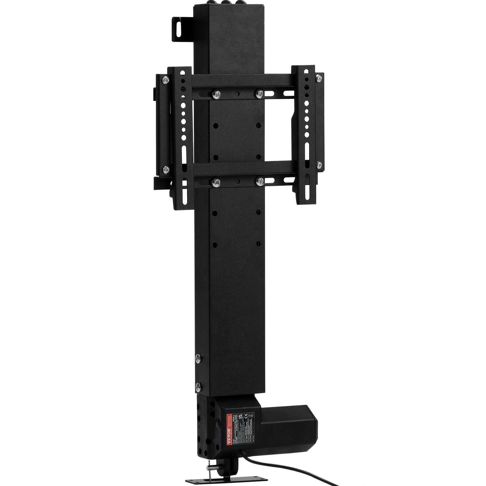Alt View 5. VEVOR - Automated TV Elevator, 20" Stroke for 28-32" TVs. Remote-Controlled, Adjustable Height 30-50", Supports up to 132 lbs - Black.