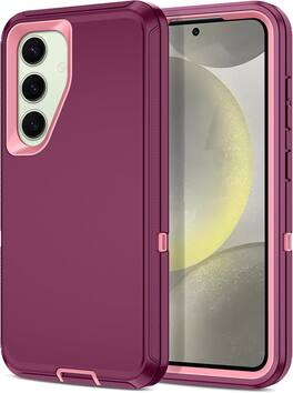 Entronix - Case Compatible with Galaxy S24 - Heavy Duty Protection - Purple