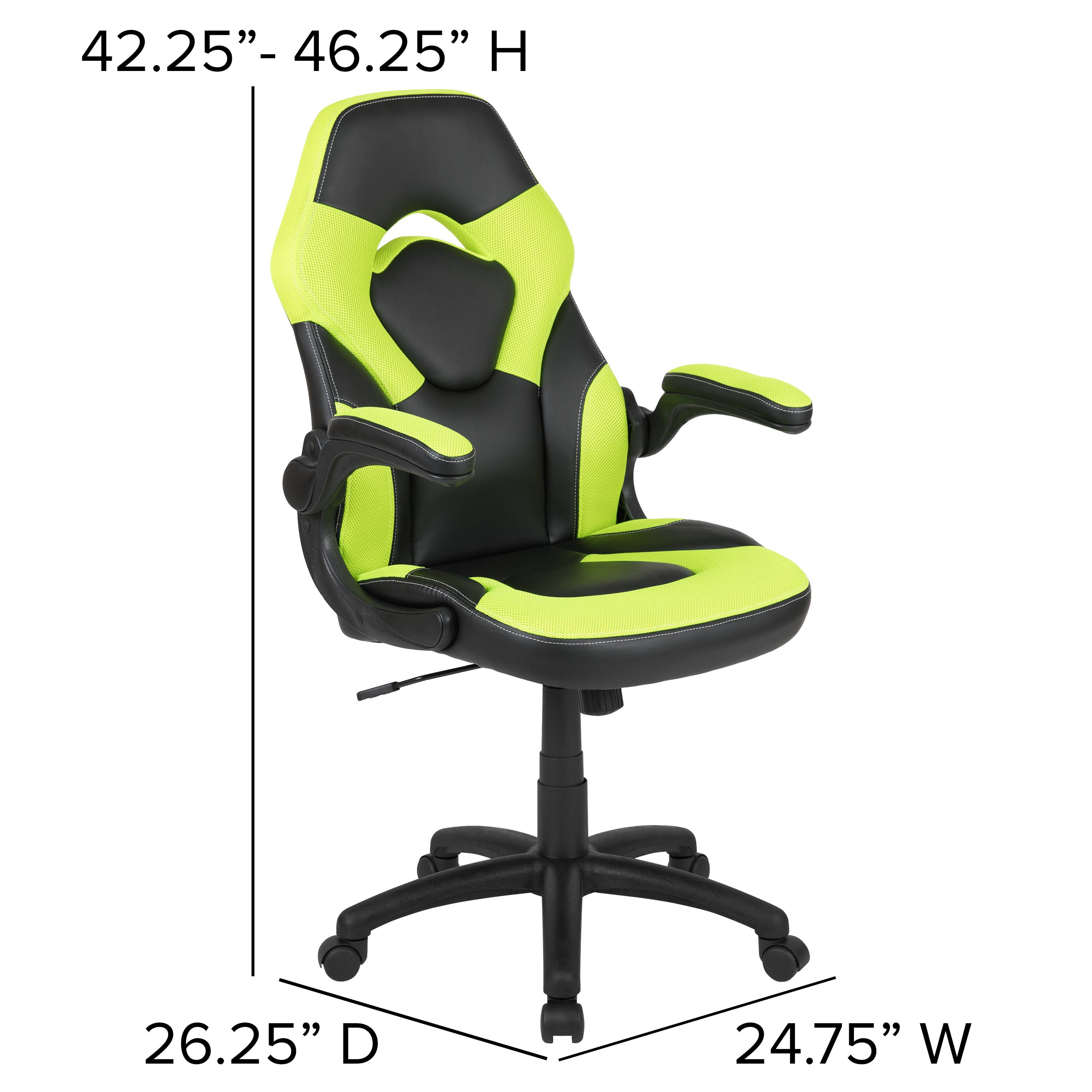 42.25" - 46.25" H  
26.25" D  
24.75" W