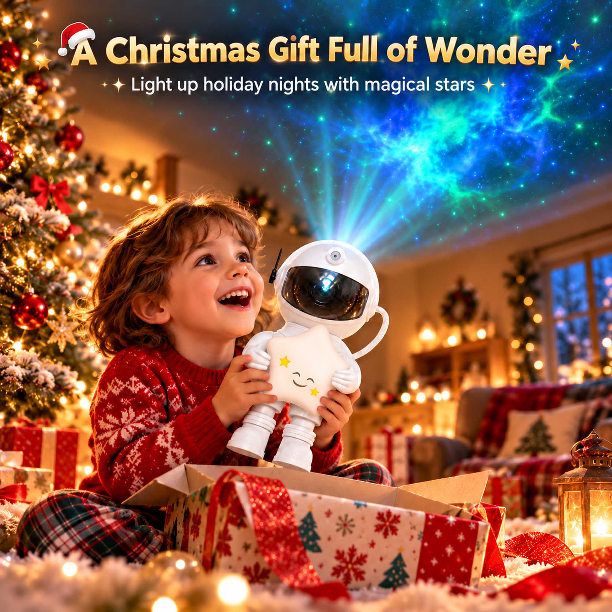 A Christmas Gift Full of Wonder  
Light up holiday nights with magical stars