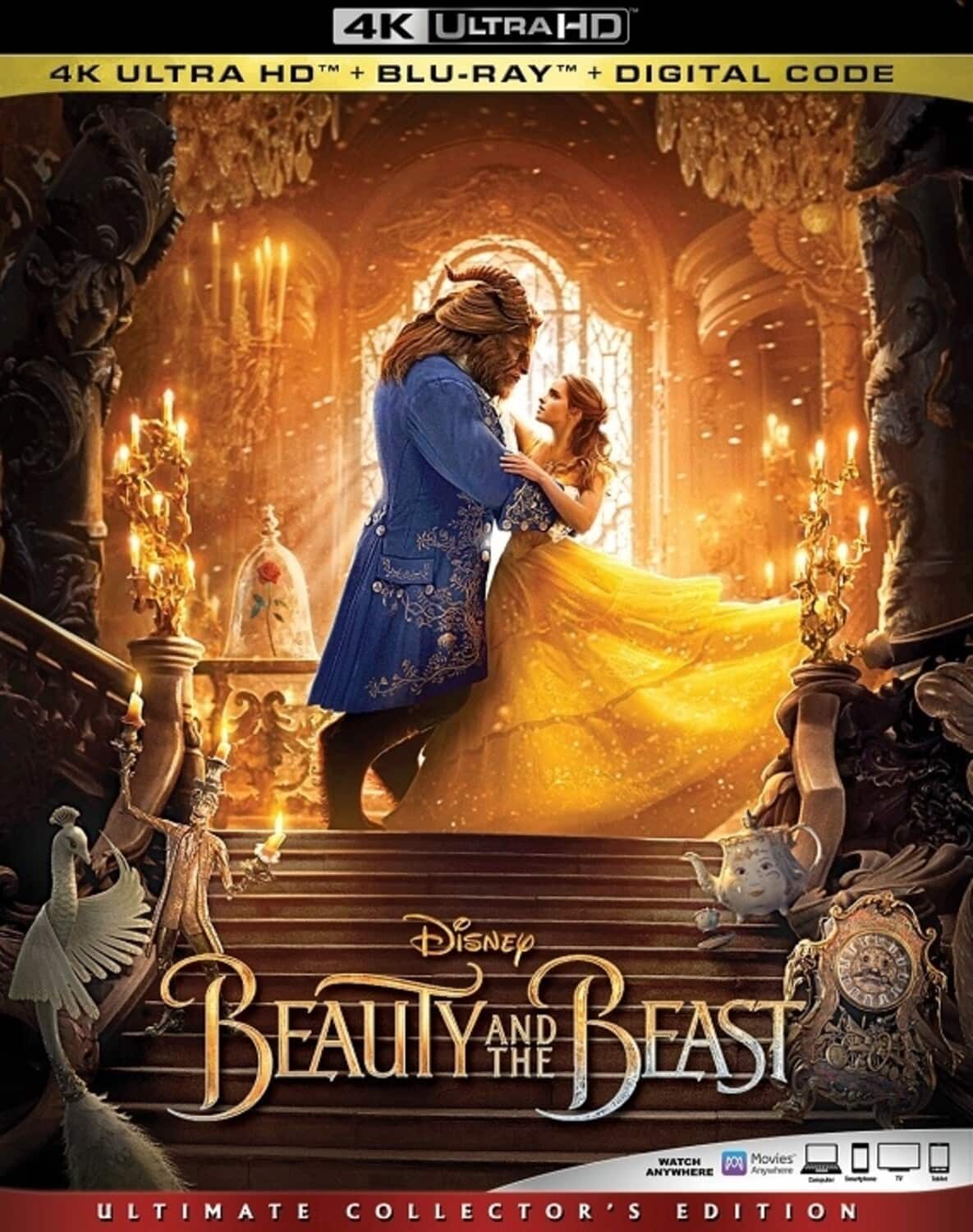 Front. Beauty and the Beast (Ultimate Collector's Edition)   - 4K Blu-Ray.