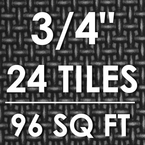 3/4" 24 Tiles 96 SQ FT