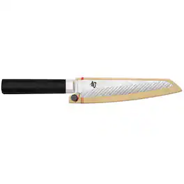 Shun - Dual Core 6-Inch Utility Butcher Knife VG0019 - Black