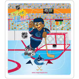 Hunter - Vancouver Canucks NHL Licensed 9-pc Puzzle for Toddlers - Multi