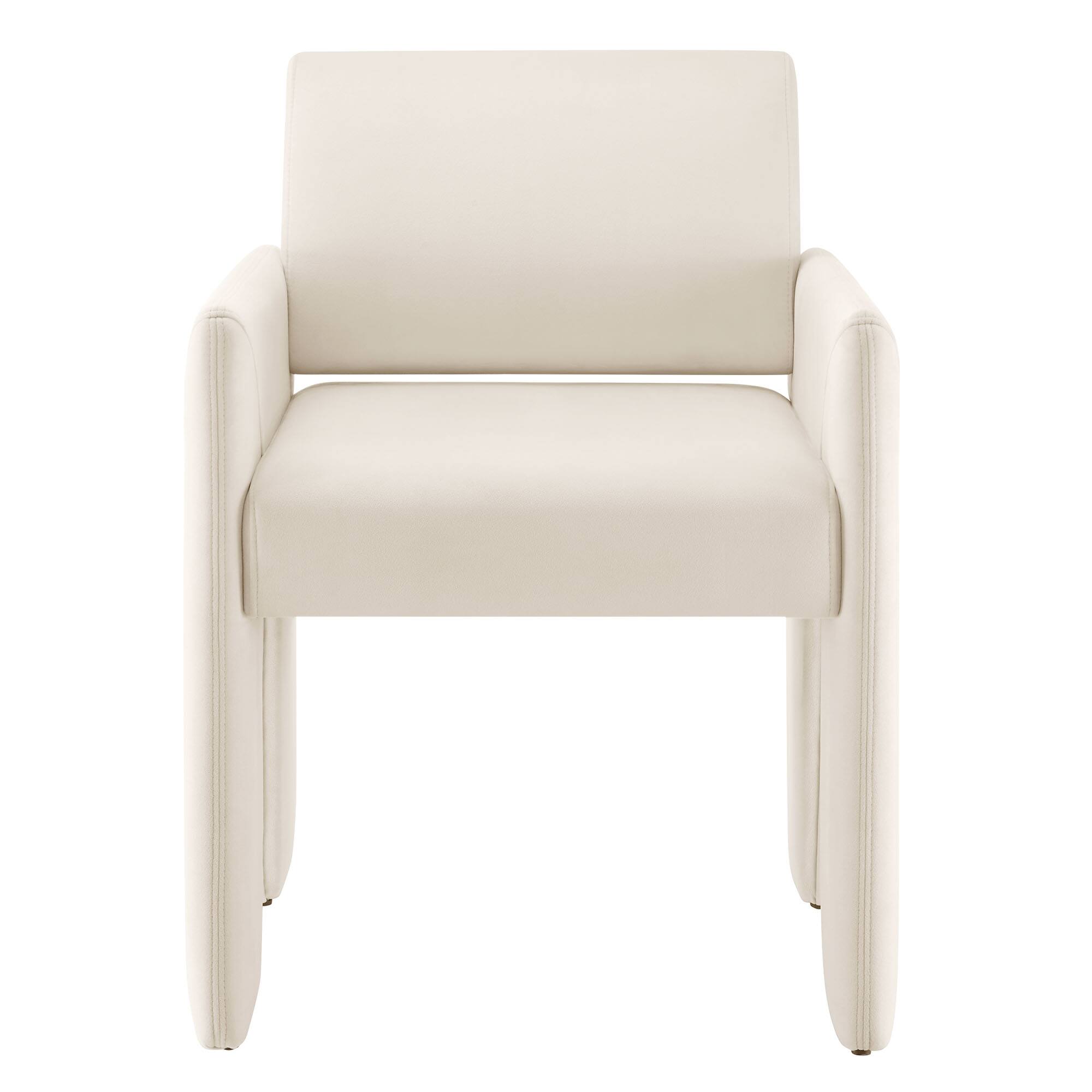 Alt View 4. Modway - Daven Upholstered Dining Chair by Modway - Alabaster.