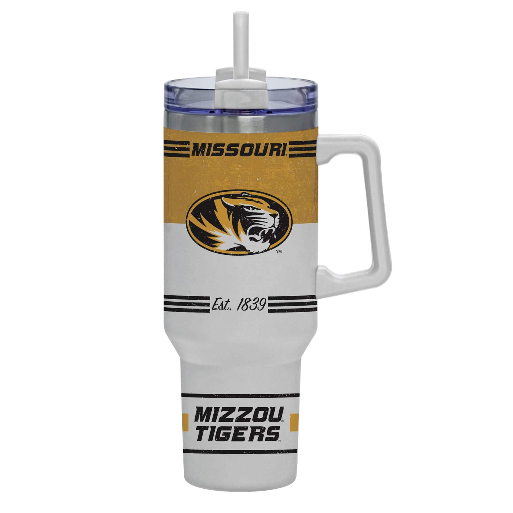 Indigo Falls - Missouri Tigers 40oz. Rocky Vintage Tumbler - White price history on PriceWatchPro