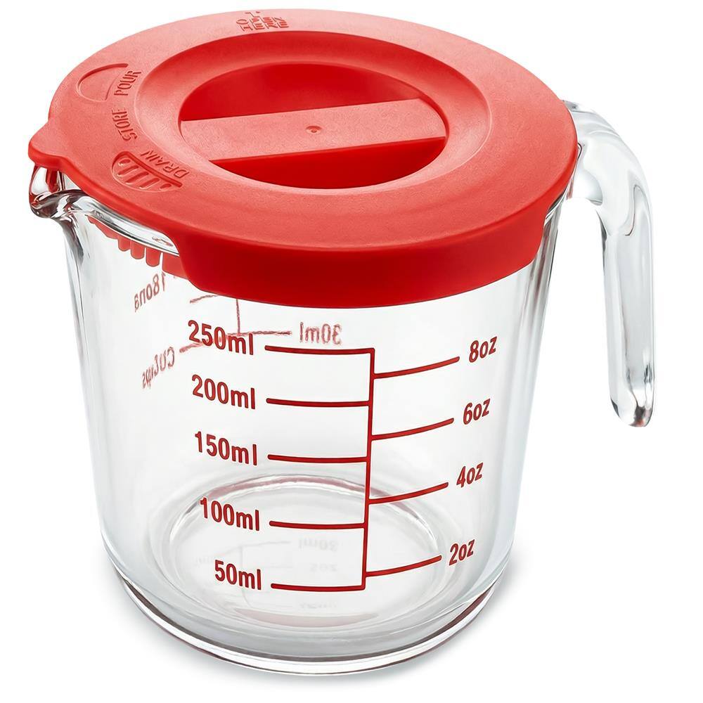 POUR STORE DRAIN  
250ml 200ml 150ml 100ml 50ml  
8oz 6oz 4oz 2oz