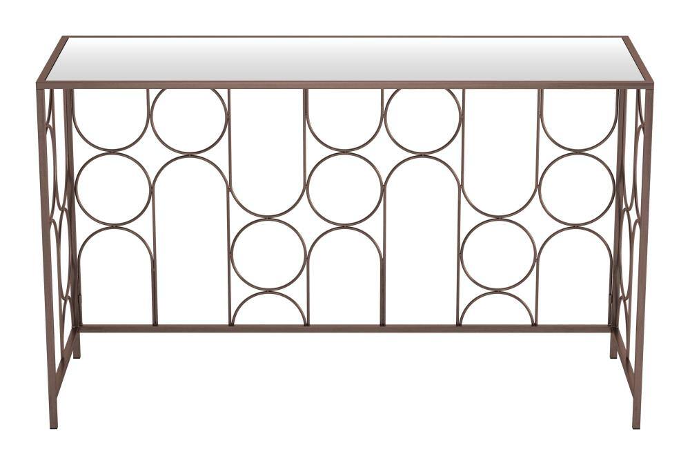 Left. Hivvago - Convale Console Table Bronze - Bronze.