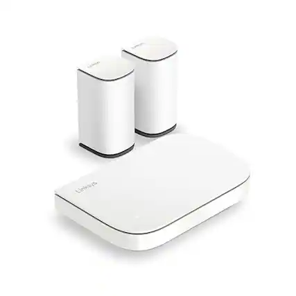 Front. Linksys - Multi-gig Micro Mesh Wi-Fi 6 System 3-Pack.