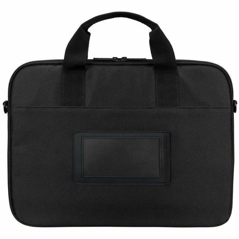 Alt View 4. Targus - Targus 14" Intellect Slim Brief with ID Window - Water Resistant - Fabric Body - Shoulder Strap, Handle - Black.
