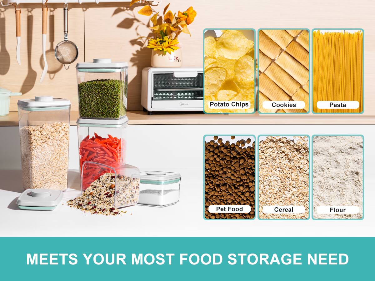 L. e Life Midea Potato Chips Cookies Pasta Pet Food Cereal Flour MEETS YOUR MOST FOOD STORAGE NEED