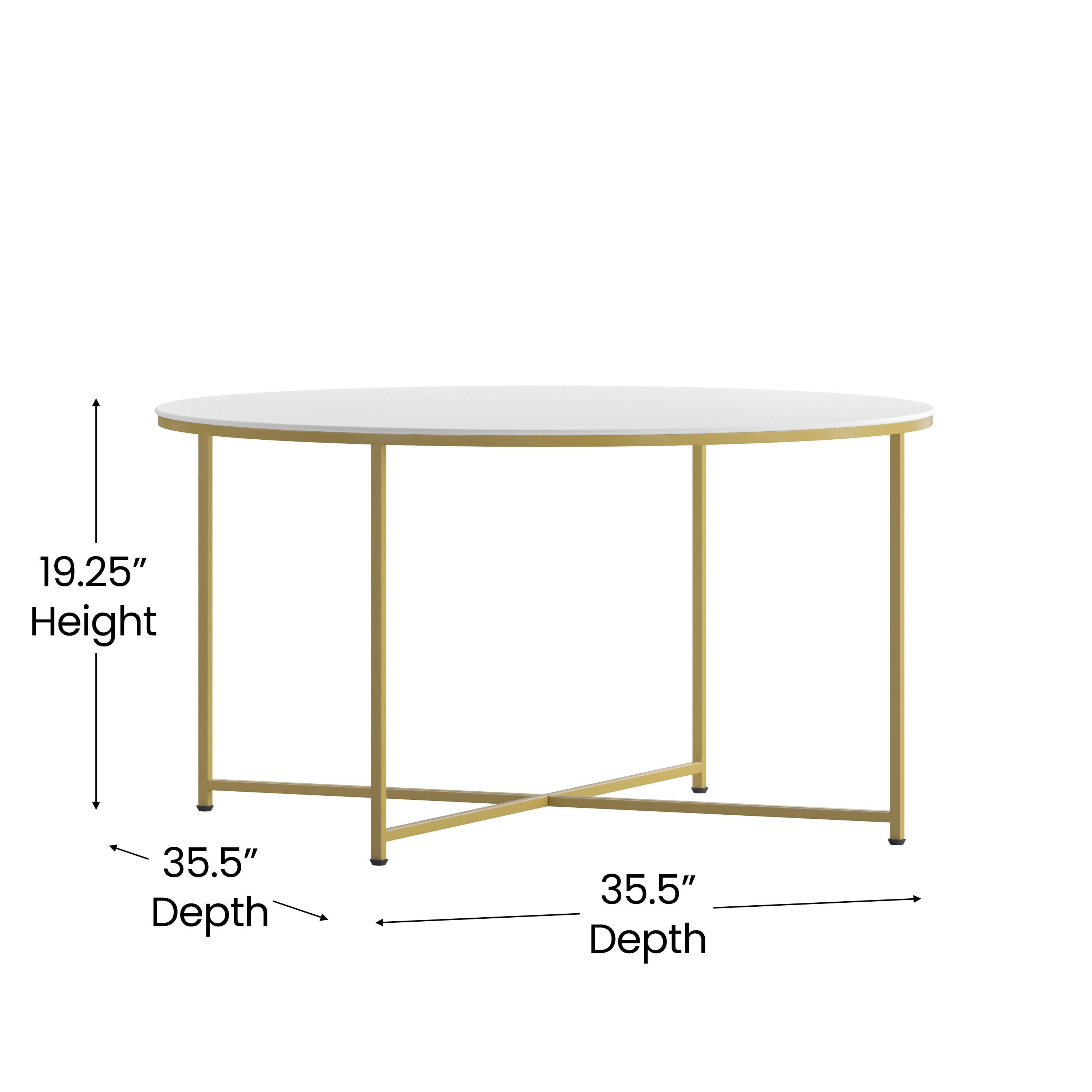 19.25" Height  
35.5" Depth  
35.5" Depth