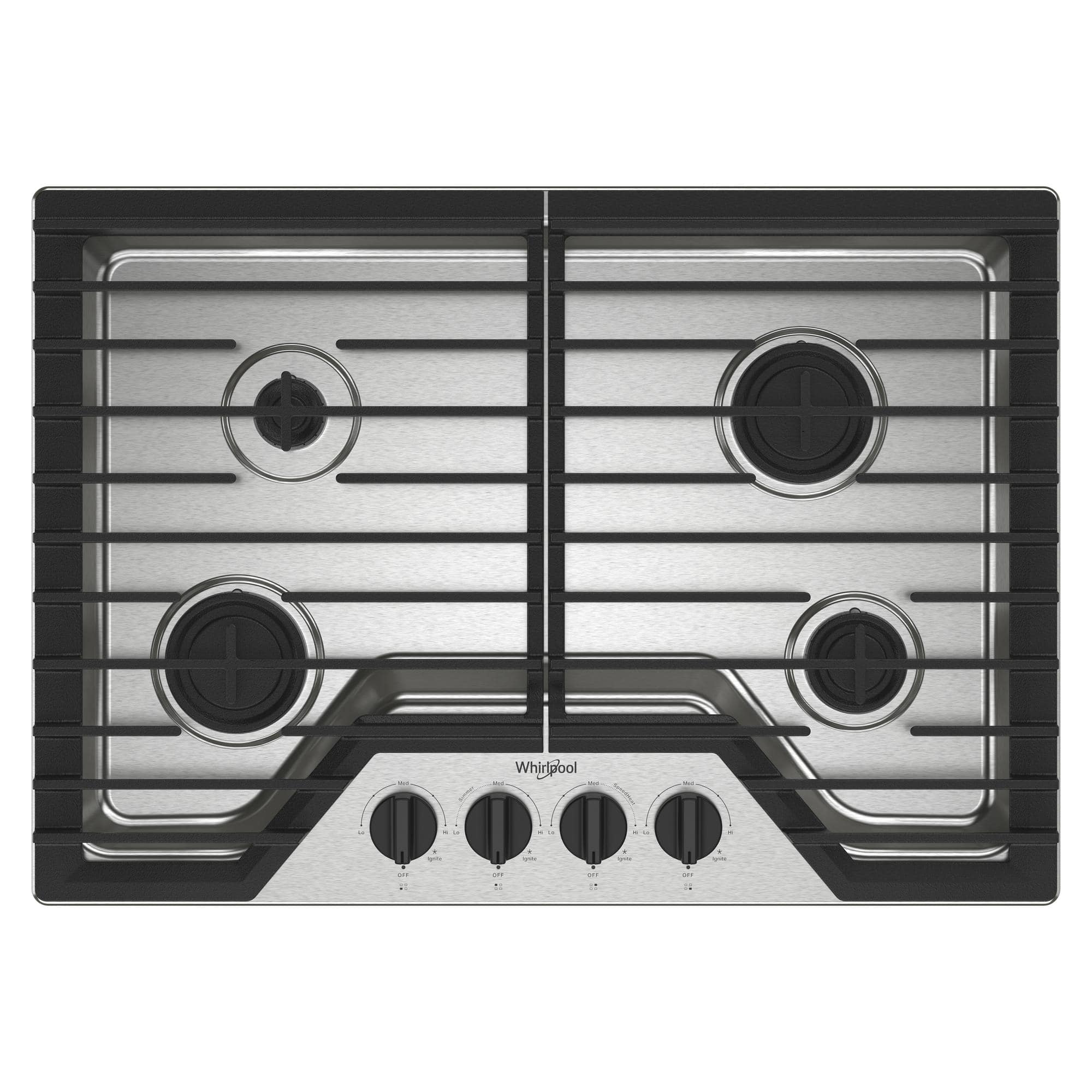 Whirlpool – 30″ Built-In Gas Cooktop with SpeedHeat Burner – Stainless Steel Sansujyuku sansujyuku.com