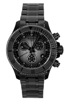 Tissot - Seastar 1000 Chronograph Stainless Steel Dial Quartz Diver's T120.217.33.061.00 300M Men's Watch - Black