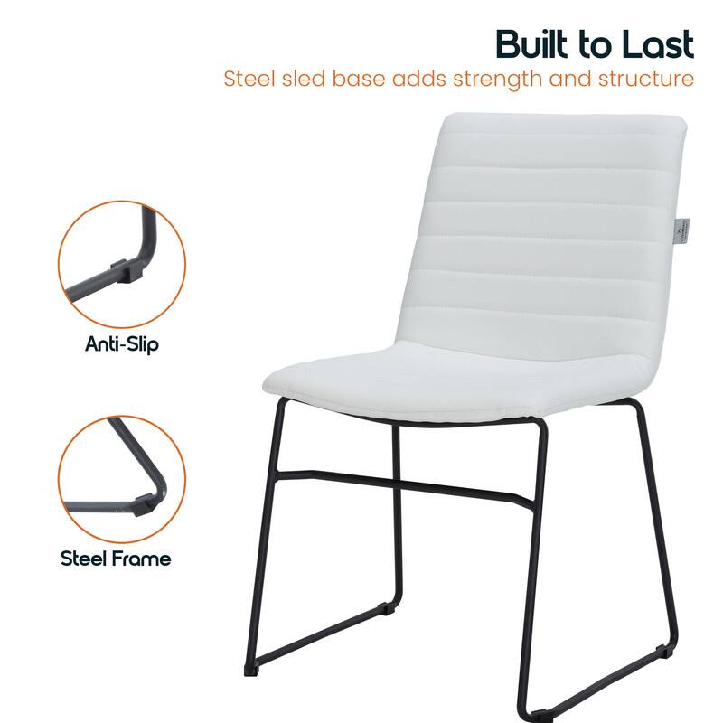 Built to Last  
Steel sled base adds strength and structure  
Anti-Slip Steel Frame