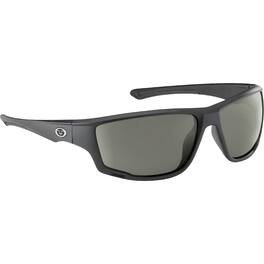 Flying Fisherman - Solstice Polarized Sunglasses - Matte Black/Smoke - Brown
