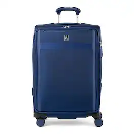 Travelpro - Versapack + Lightweight Softside Expandable 25" Checked Spinner - Estate Blue