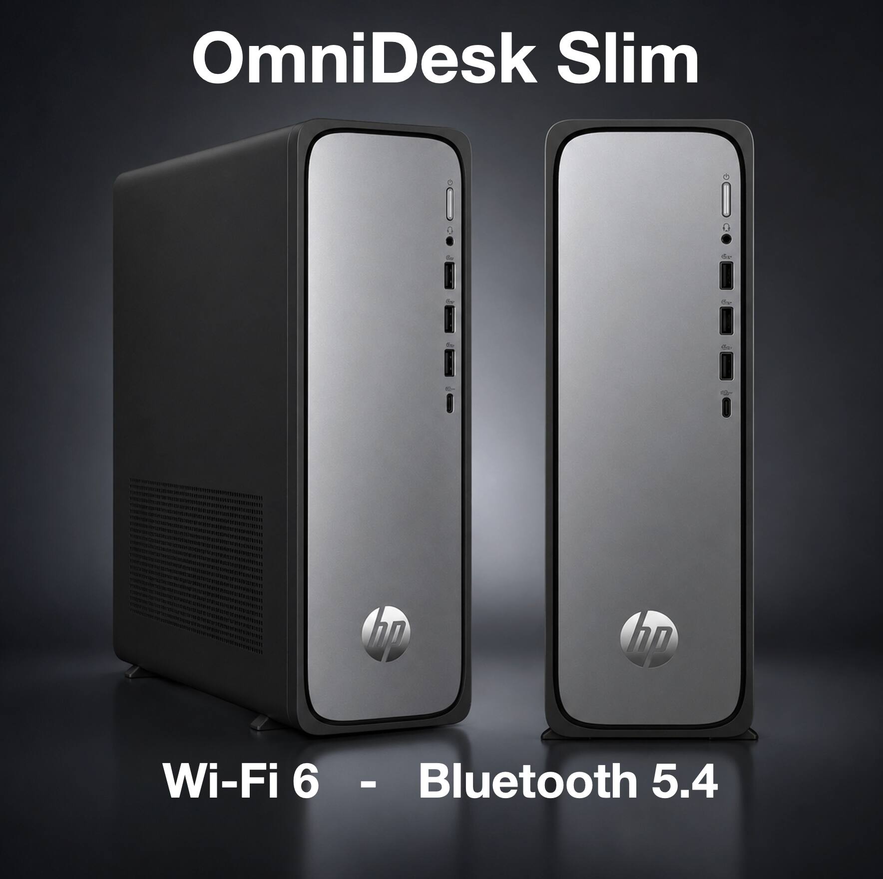 OmniDesk Slim  
hp  
Wi-Fi 6 - Bluetooth 5.4
