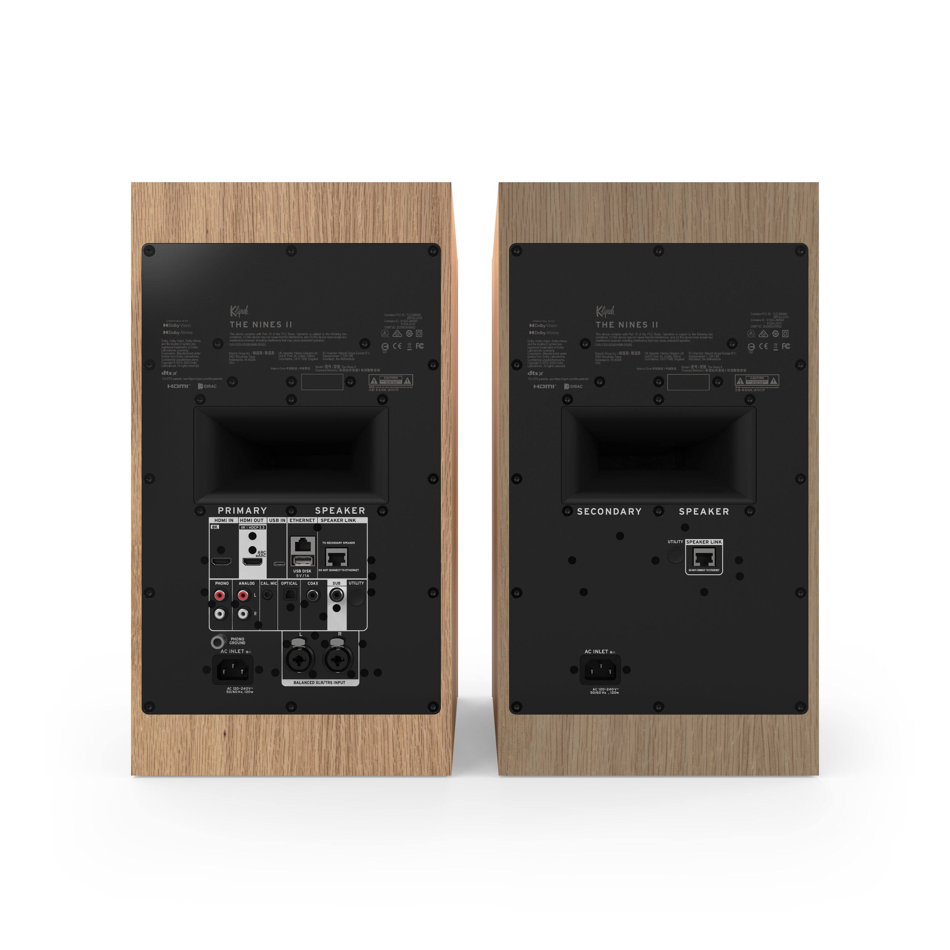 Klipsch THE NINES II

PRIMARY SPEAKER

SECONDARY SPEAKER