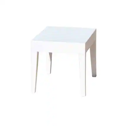 Front. Panama Jack Outdoor - Panama Jack Abaco End Table - White.