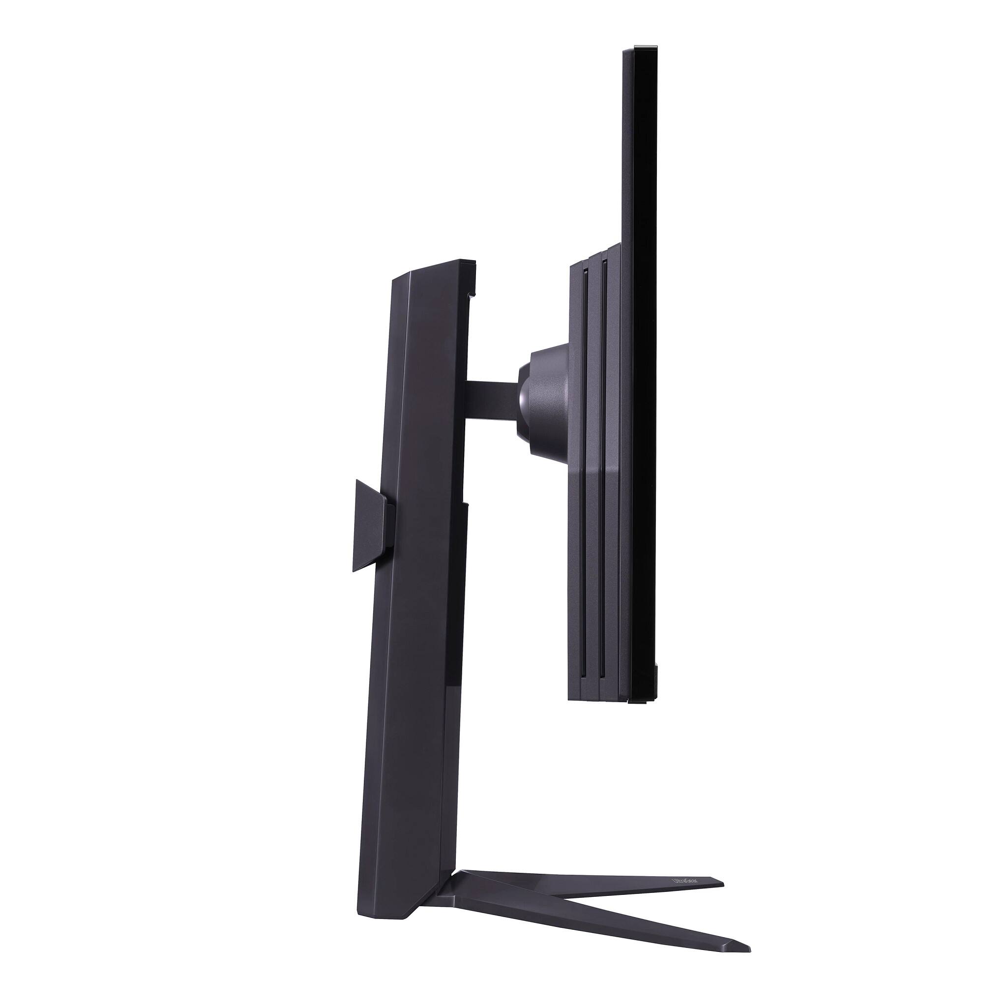 Alt View 5. LG - UltraGear 27" QHD 240Hz 1ms NVIDIA G-SYNC and AMD FreeSync Premium with DisplayHDR 400 (HDMI, DisplayPort, USB) - Black.