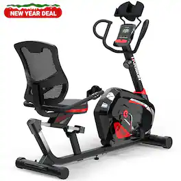 HARISON - Pro Recumbent Exercise Bike 400 lbs Capacity, Magnetic Recumbent bike for Adult and Seniors (BBB8Eco) - Black