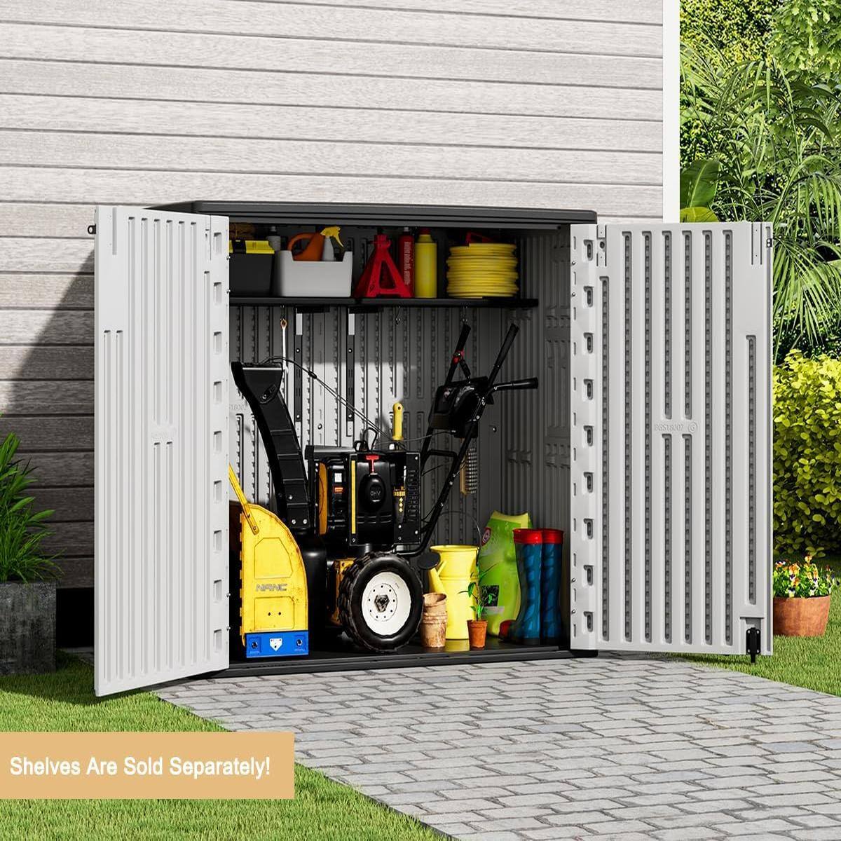 Shelves Are Sold Separately!