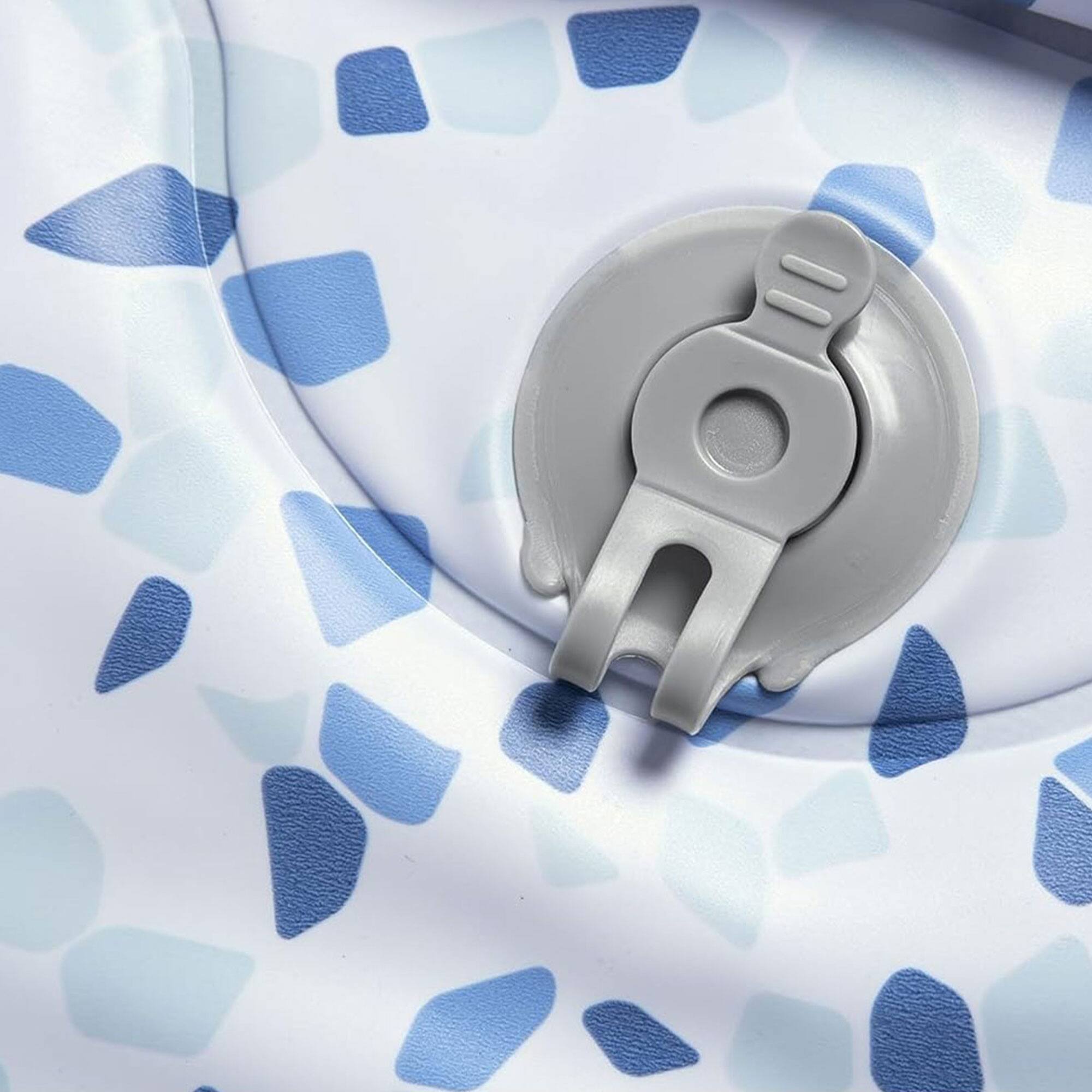 Alt View 7. Bestway - Bestway SaluSpa Honolulu AirJet Inflatable Hot Tub with EnergySense Cover, Grey - Gray Wicker Print.