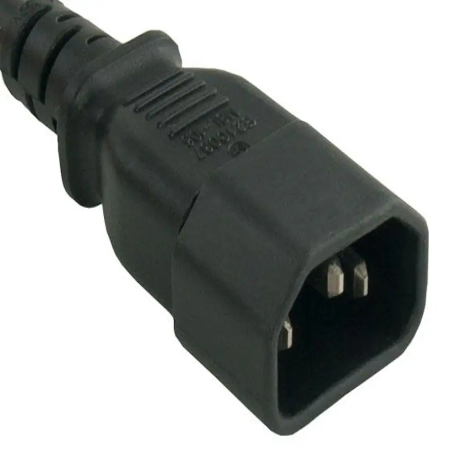 Sanoxy Cables and Adapters; 12ft 14 AWG Computer Power Extension Cord ...