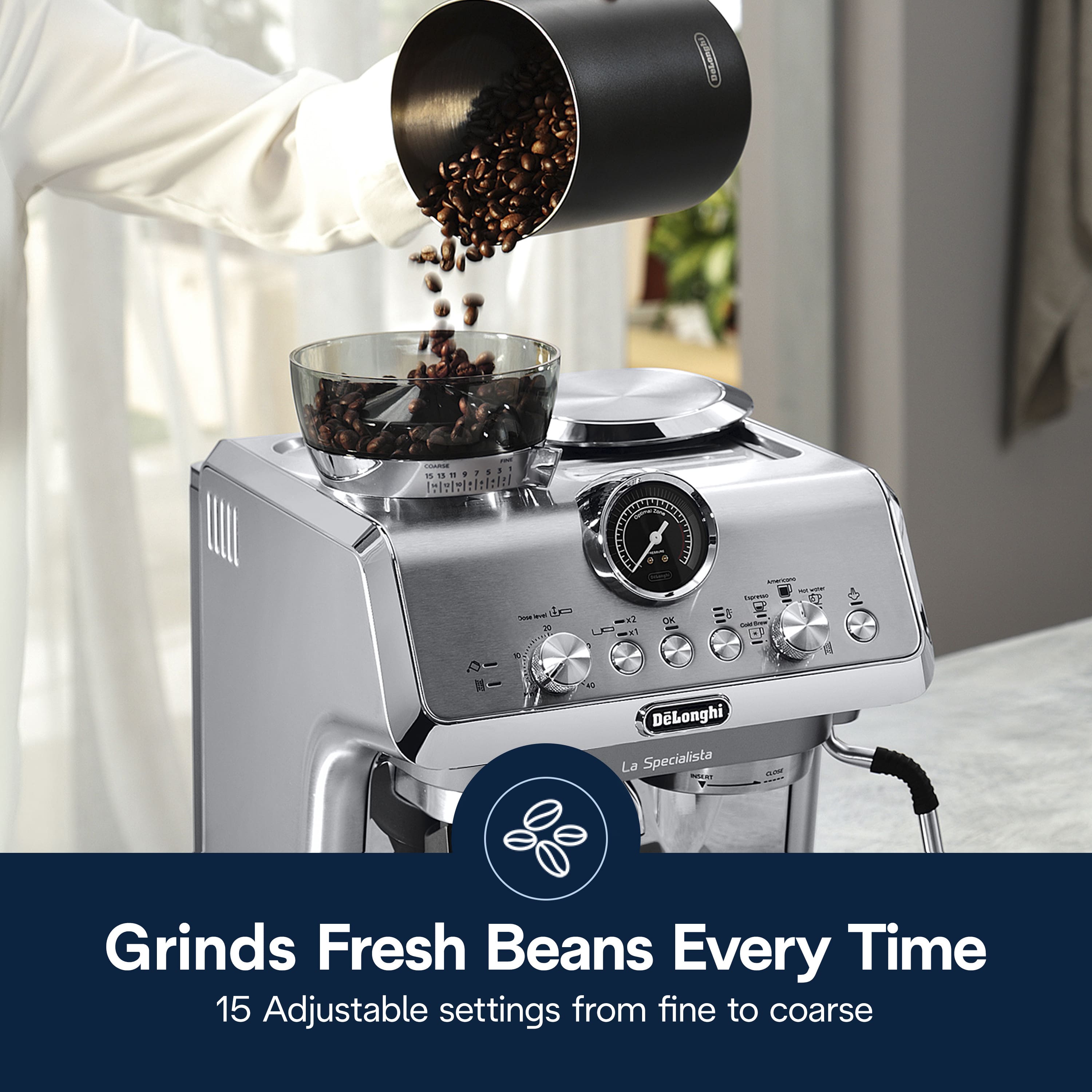 希少 綺麗 De'Longhi Mod.EAM1000BJ De'Longhi La Specialista Arte Evo Espresso Machine with Cold Brew