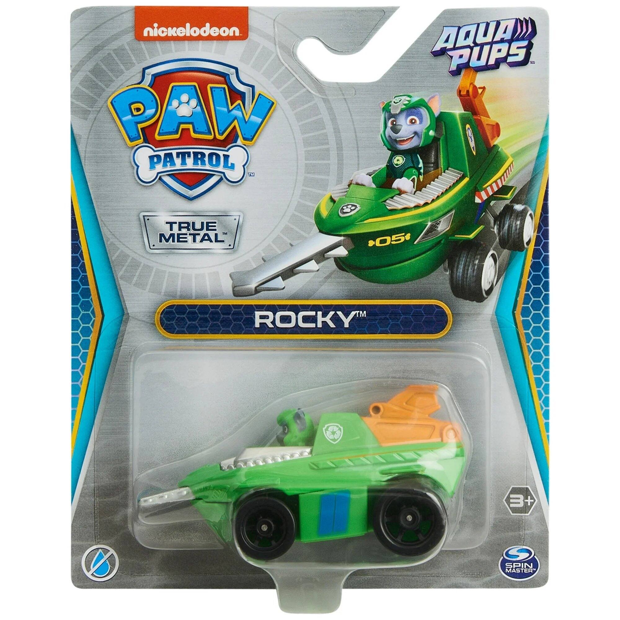 nickelodeon PAW PATROL  
TRUE METAL  
AQUA PUPS  
ROCKY  
3+  
SPIN MASTER