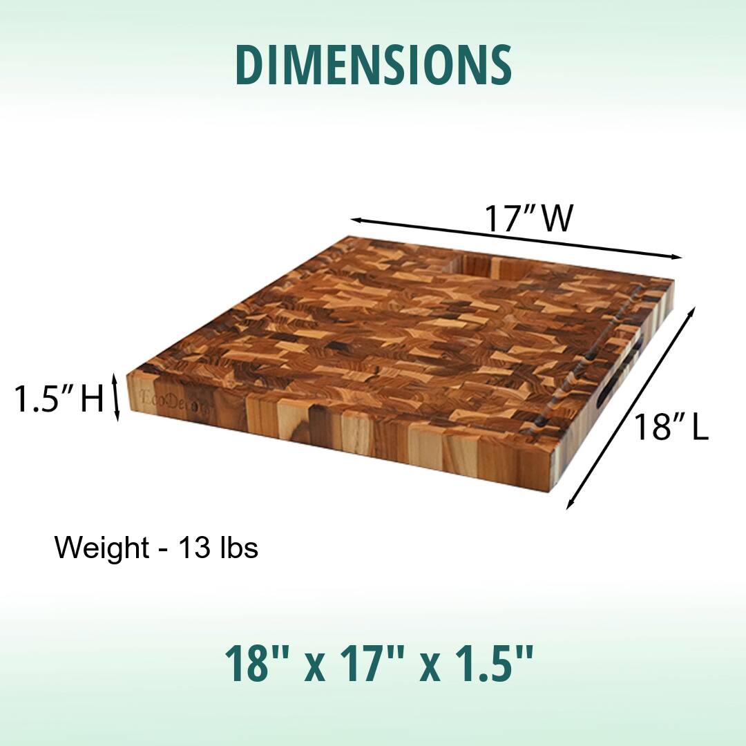DIMENSIONS  
17"W x 18"L x 1.5"H  
Weight - 13 lbs  
18" x 17" x 1.5"