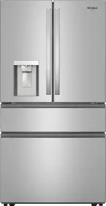 Whirlpool - 29 Cu. Ft. French Door Refrigerator with Flexible Temperature Drawer - Fingerprint-Resistant Stainless Finish