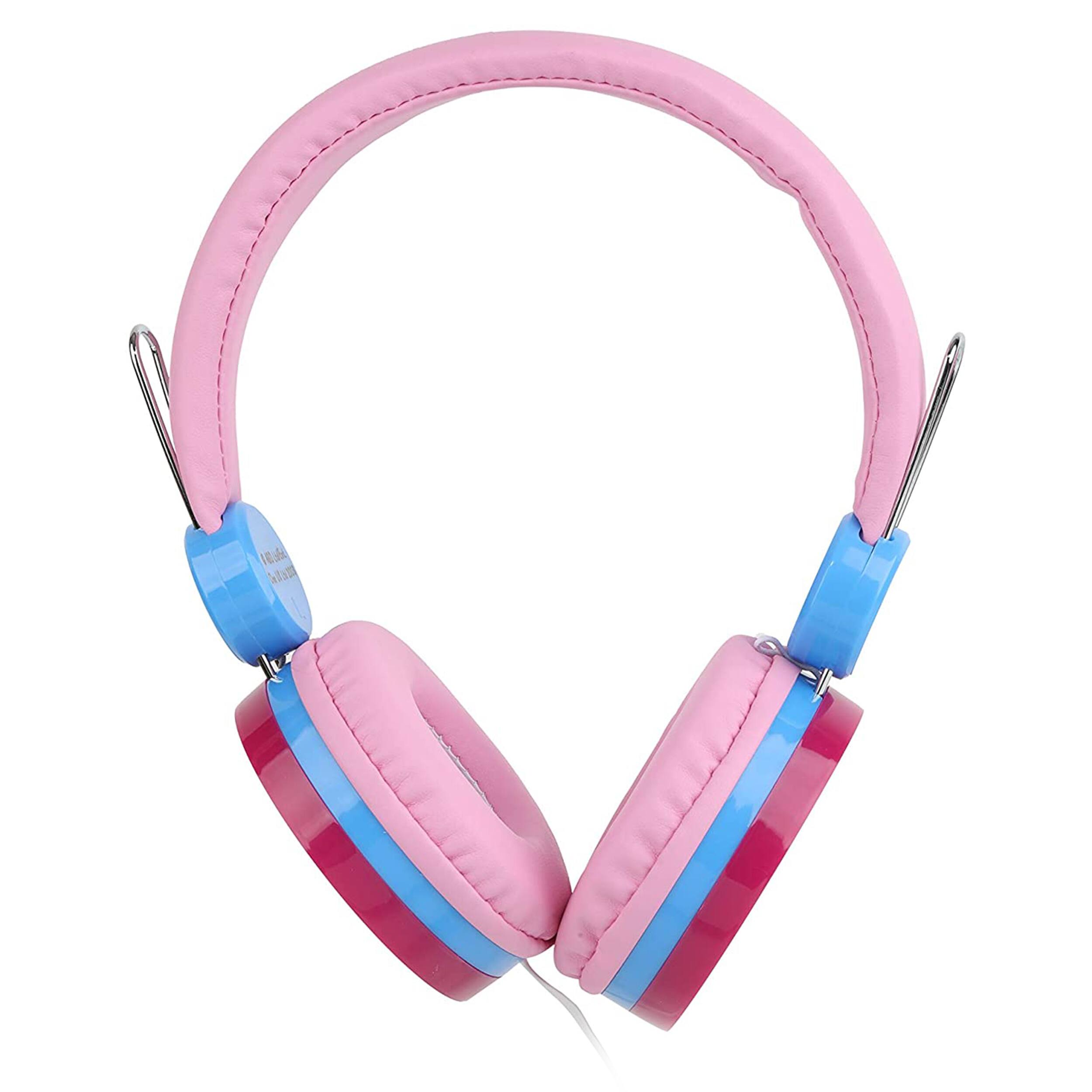Alt View 5. Peppa Pig - Peppa Pig High Quality Wired Headphones in Pink - Pink.
