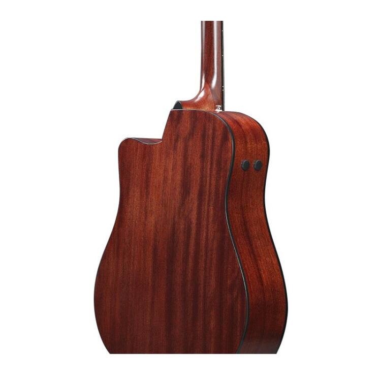 Back. Ibanez - Ibanez AAD300CE 6-String Advanced Acoustic Guitar (Natural Low Gloss).