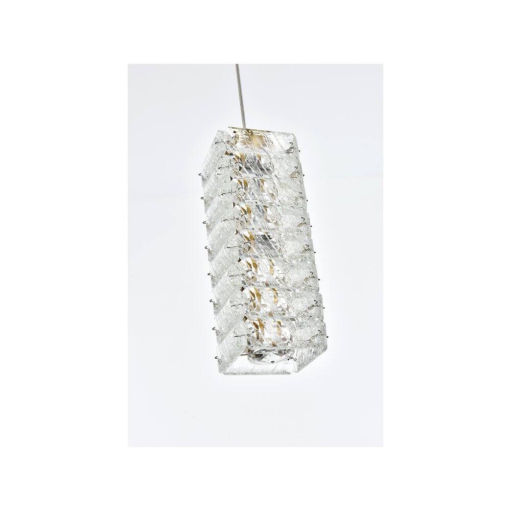 Alt View 7. Elegant Lighting - Aston 6.5 inch LED Pendant in Satin Gold - Satin Gold.