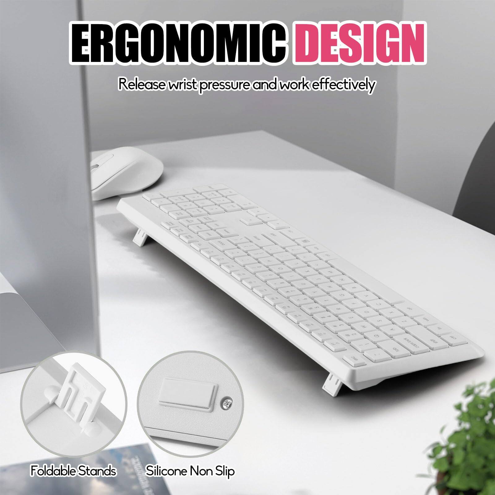 ERGONOMIC DESIGN  
Release wrist pressure and work effectively  

Foldable Stands  
Silicone Non Slip