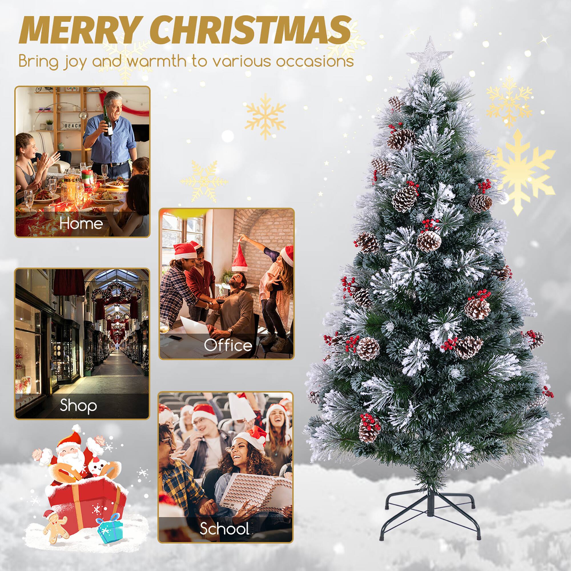 MERRY CHRISTMAS  
Bring joy and warmth to various occasions  

Home  
Office  
Shop  
School